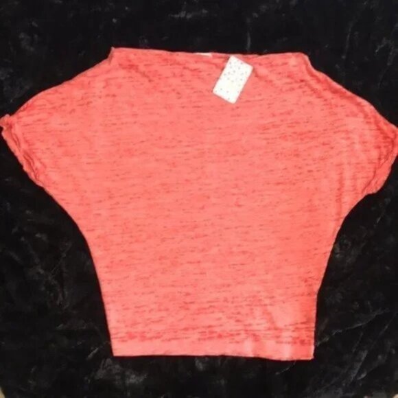 Free People Red Lotus Tee. XS, S, L - Picture 3 of 7